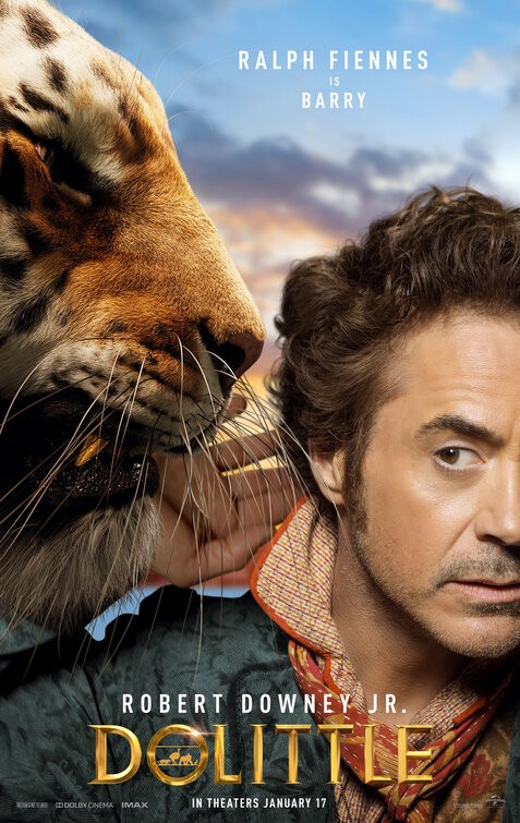 Dolittle: nuove locandine ufficiali del film con Robert Downey Jr.