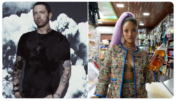 Eminem nella bufera: online lo snippet di una traccia inedita sull’aggressione di Chris Brown verso Rihanna