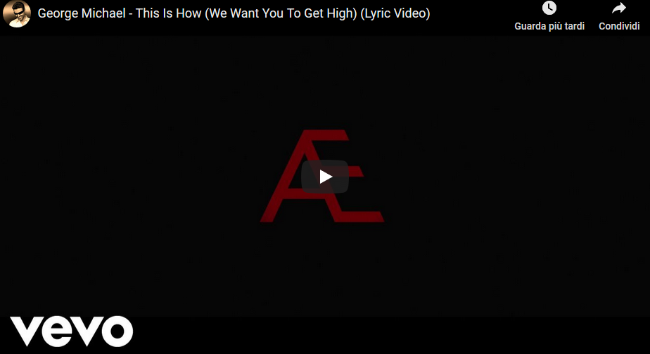 George Michael – This Is How (We Want You To Get High): testo, traduzione e audio