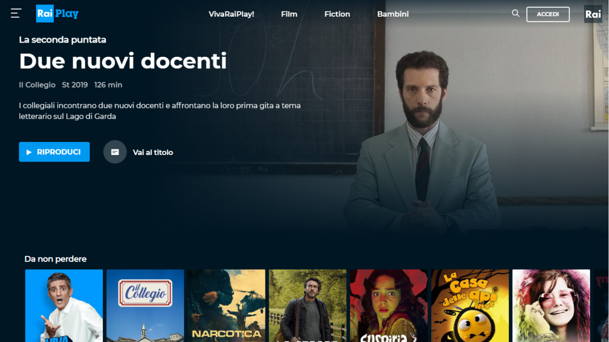 Rai Play, un nuovo volto per il servizio multimediale della RAI