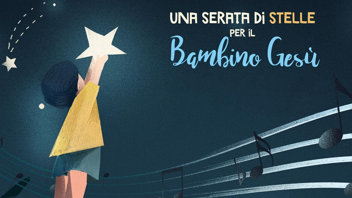 Una serata di stelle per il Bambino Gesù, Amadeus il mattatore giusto (e se le premesse sono queste…)
