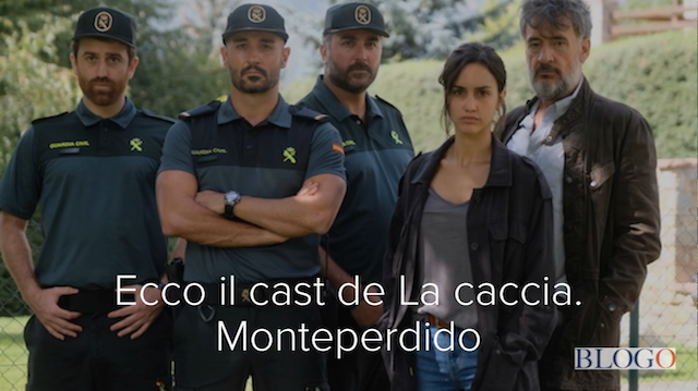 Il cast de La Caccia. Monteperdido