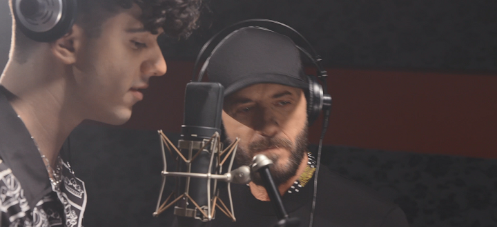 Raf canta con il figlio D’Art: anteprima del video di Samurai
