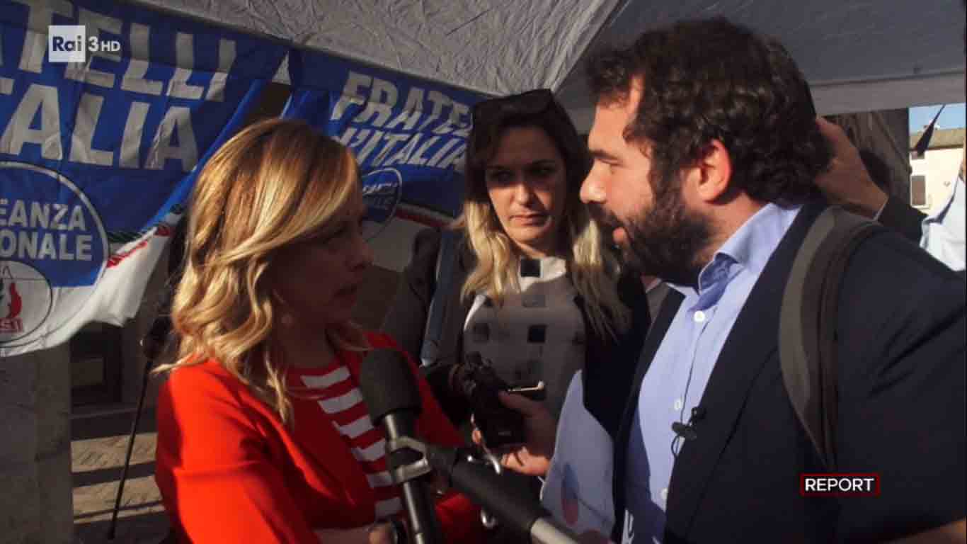 Report, Ranucci indaga sul calcio, racconta la gig economy e risponde alla Meloni