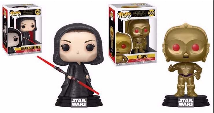 Star Wars 9: svelate nuove figures Funko Pop! di Dark Side Rey e C-3PO occhi rossi