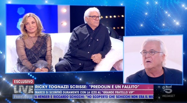 Live – Non è la D’Urso, lite clamorosa (con lieto fine…) tra Marco Predolin e Ricky Tognazzi (Video)