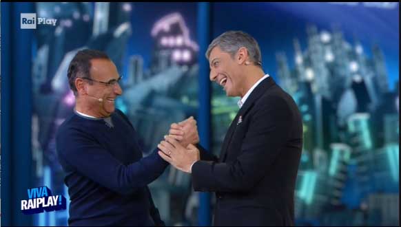 Fiorello a Carlo Conti: “Se rifai Sanremo questa volta vengo”