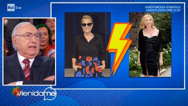 Pippo Baudo: “Come regalo di Natale vorrei la pace tra Lorella Cuccarini e Heather Parisi”
