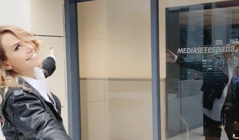 Barbara d’Urso a Madrid: prima negli studi di Mediaset España, poi con Álvaro Rico di Élite