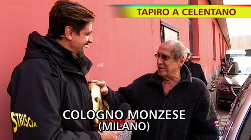 Adriano Celentano: tapiro d’oro per gli ascolti bassi di Adrian (video)