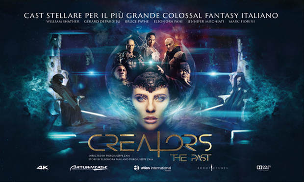 Creators – The Past: trailer del kolossal sci-fi italiano con William Shatner e Gerard Depardieu
