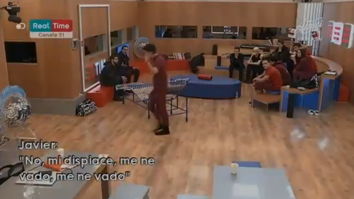 Amici 19: la crisi di Javier, lo sfogo e il confronto con Timor Steffens (VIDEO)