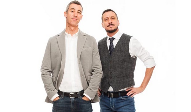 Luca e Paolo a Blogo: “Il campionato fa 90 è un premio a tutta la squadra di Quelli che il Calcio. Ubaldo Pantani è la nostra punta. Mia Ceran? Ci sopporta!”