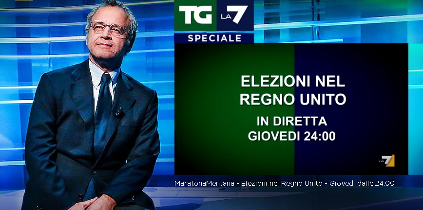 Brexit, Maratona Mentana per le Elezioni Politiche in GB: diretta giovedì 12 da mezzanotte