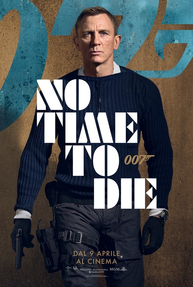 No Time To Die: nuove locandine ufficiali di Bond 25