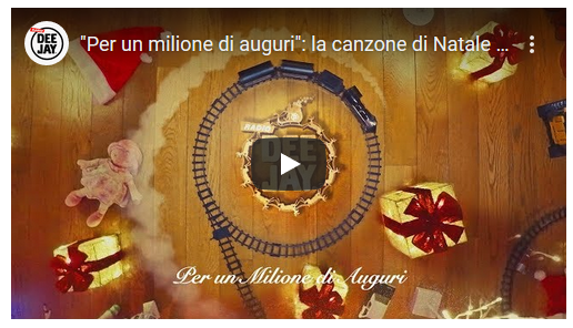 Canzone di Natale 2019 di Radio Deejay, ascolta “Per un milione di auguri” (testo e video)