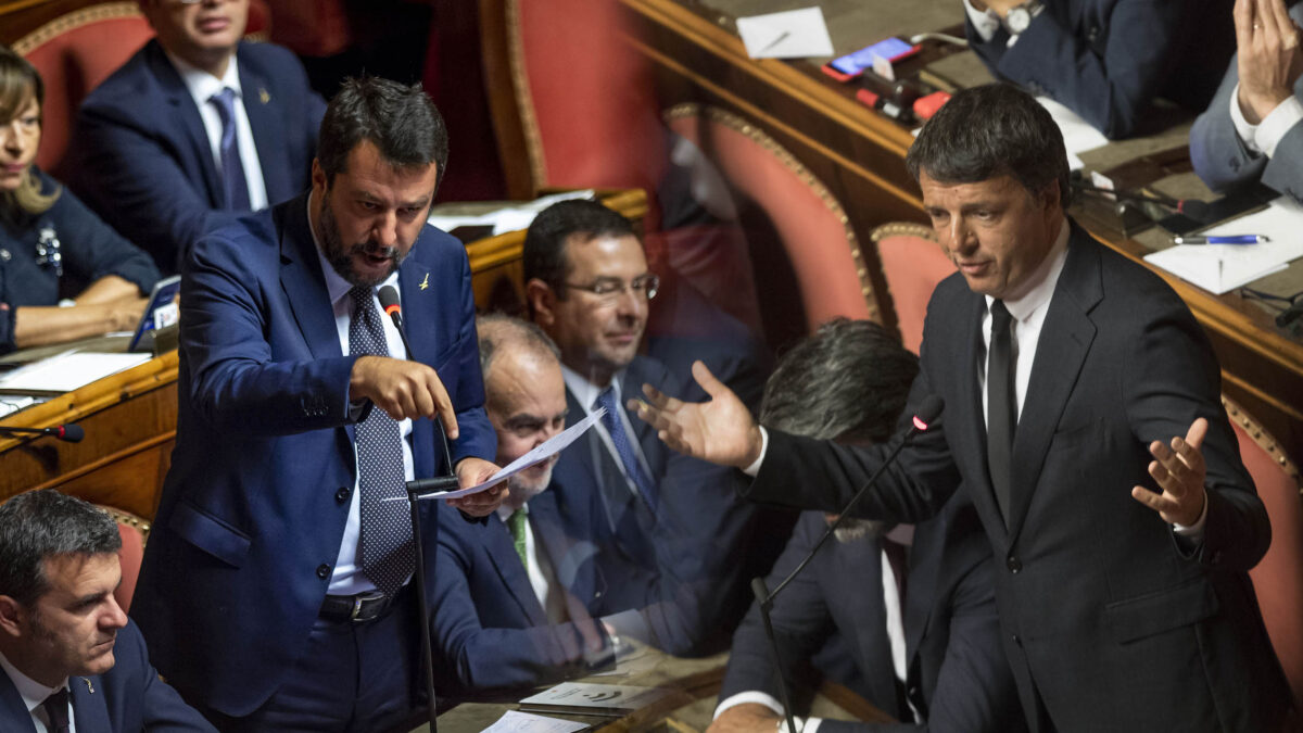 Dpcm, tutti contro tutti nella maggioranza, Salvini: “Bene le parole di Renzi, ora aspettiamo i fatti”
