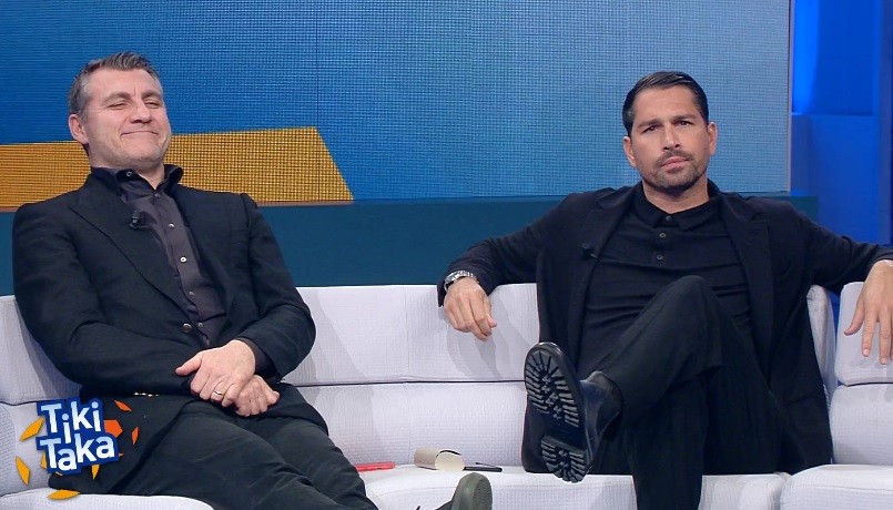 Tiki Taka, Cassano assente all’ultima puntata dell’anno. Vieri: “Senza di lui non gioco”
