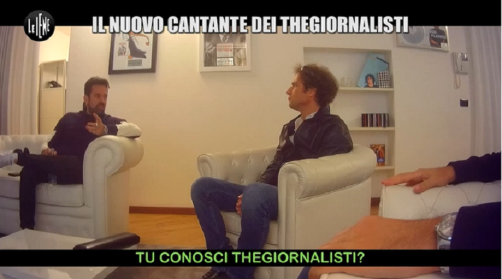 Tricarico chiamato come nuovo frontman dei Thegiornalisti. Lui accetta, ma era uno scherzo de Le Iene