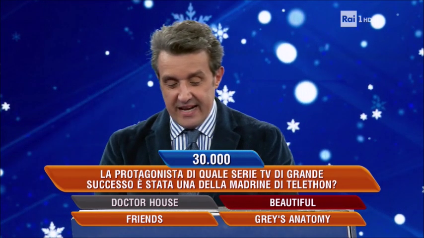 L’Eredità, gaffe di Insinna che suggerisce una risposta