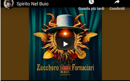 Zucchero, Spirito nel buio: ascolta il nuovo singolo up tempo tratto dall’album D.O.C.