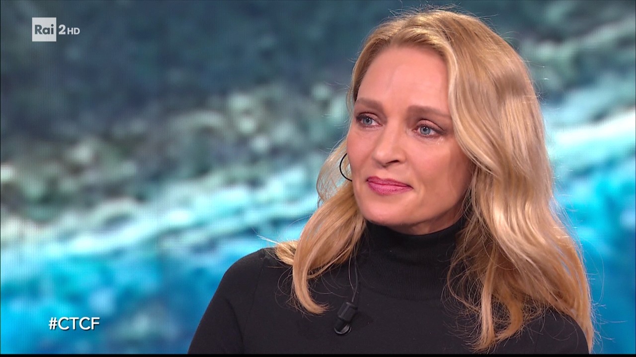 Che Tempo Che Fa, Uma Thurman commossa per Giulio Regeni: “I genitori hanno tutto il mio supporto”