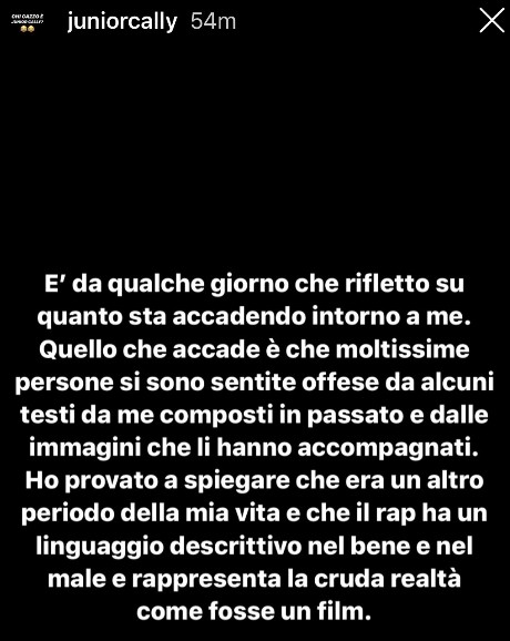 Sanremo 2020, Junior Cally: “Rispetto delle donne è mio valore, linguaggio rap è crudo”