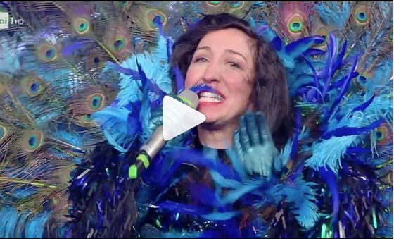 Il cantante mascherato, il Pavone è Emanuela Aureli