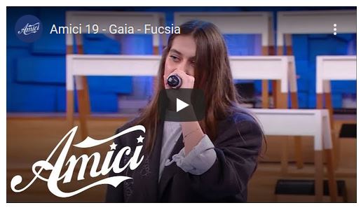 Amici 2020, Gaia canta Fuscia