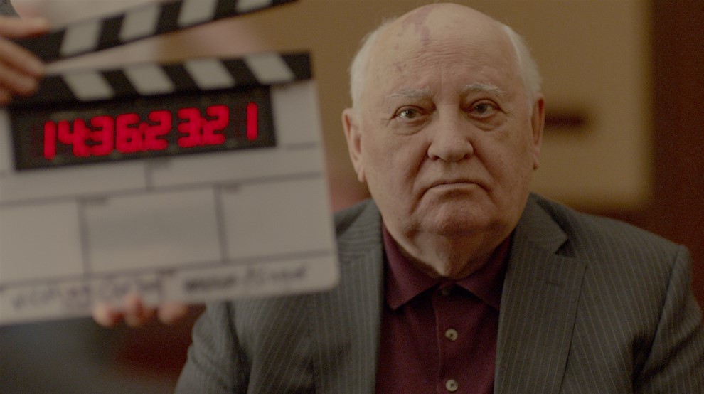 Herzog incontra Gorbaciov: foto e locandina del documentario