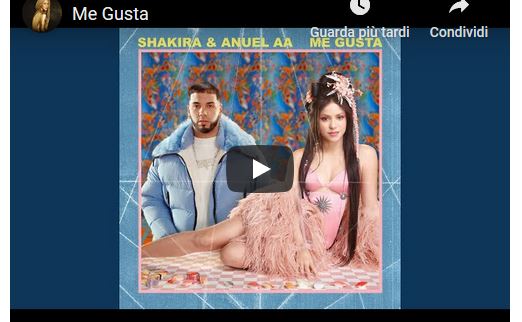 Shakira torna con “Me gusta” in duetto con Anuel AA: testo e traduzione