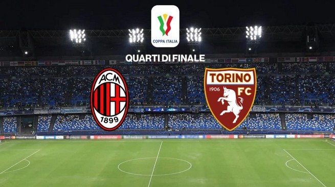 Coppa Italia, Milan-Torino in diretta su Rai1