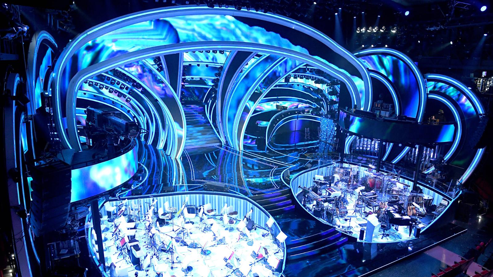 Sanremo 2020, la scenografia di Gaetano Castelli (FOTO)