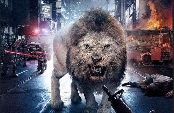 Uncaged: trailer del thriller-horror con feroce leone in libertà