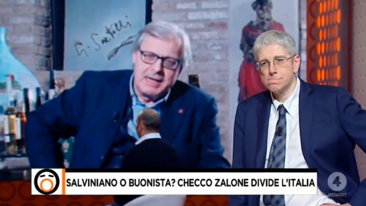 Fuori dal coro, Checco Zalone ospite in studio. Ma è un sosia