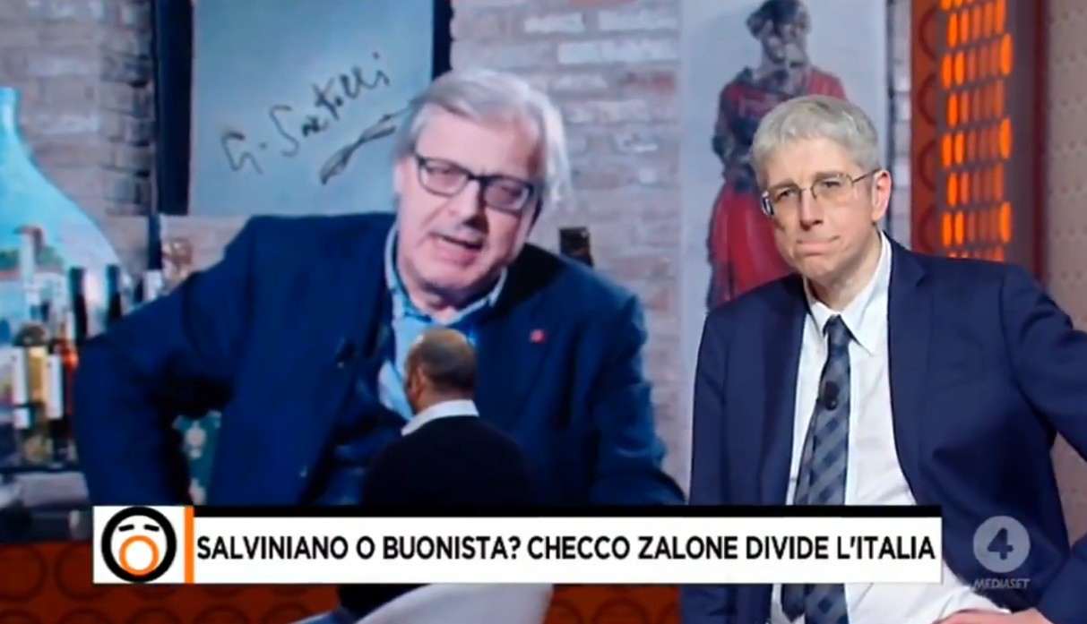 Fuori dal coro, Checco Zalone ospite in studio. Ma è un sosia