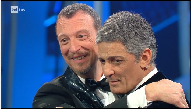 Sanremo 2020, Amadeus semina e Fiorello raccoglie la standing ovation da special guest star