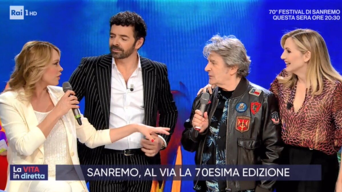 La vita in diretta, musica e il resto scompare. Il programma ‘ostaggio’ del clima sanremese
