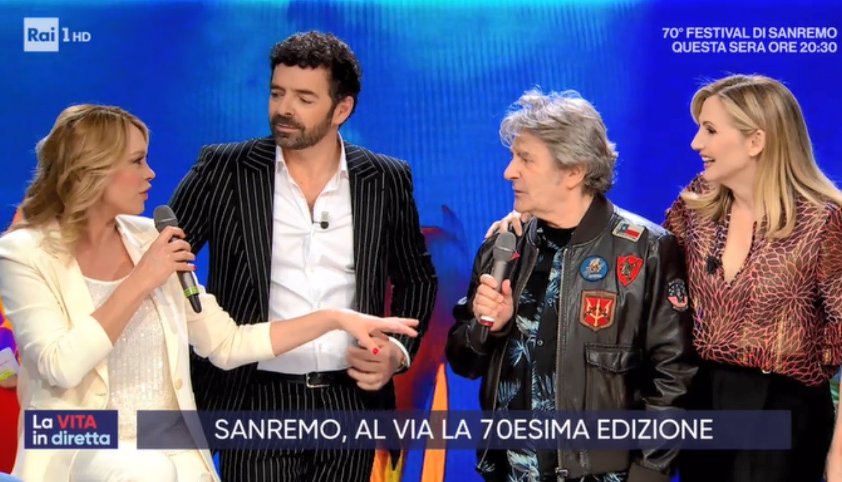 La vita in diretta, musica e il resto scompare. Il programma ‘ostaggio’ del clima sanremese