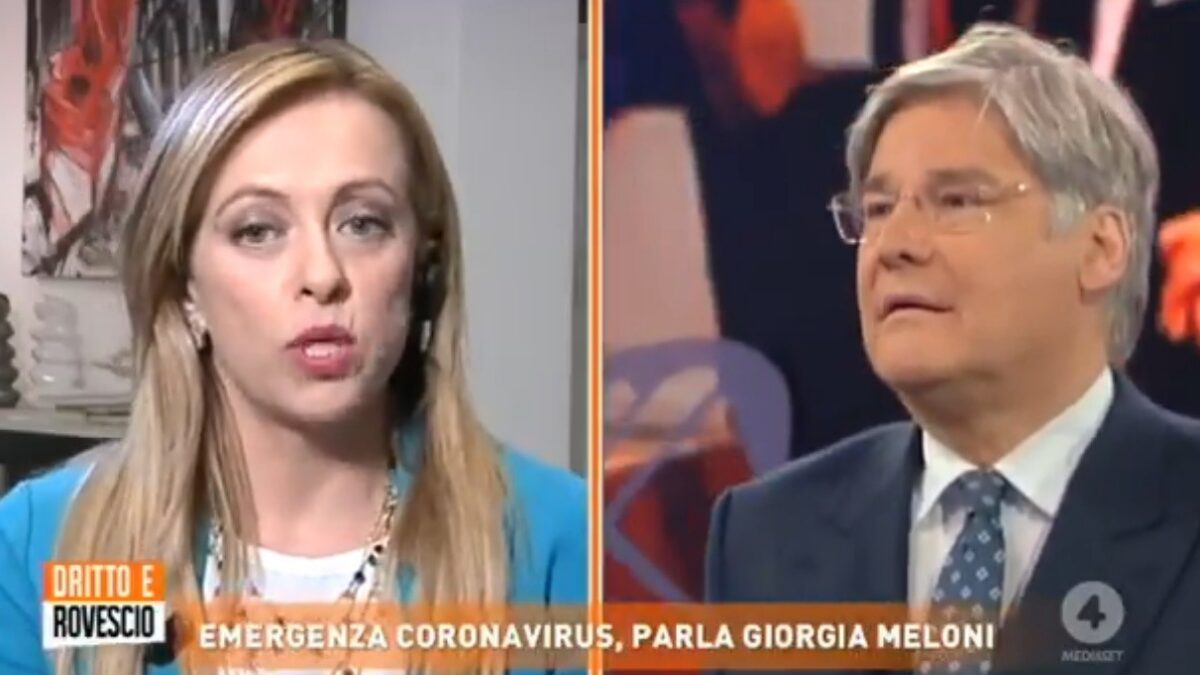 Dritto e rovescio, le porte chiuse innervosiscono Del Debbio: “Ne ho le balle piene” (Video)