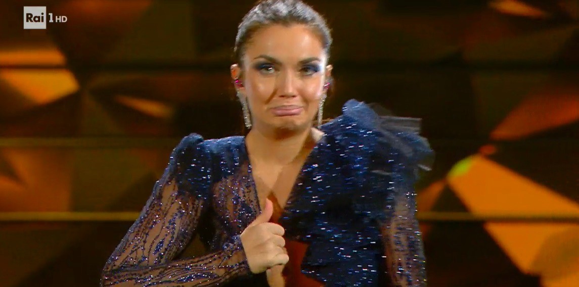 Elettra Lamborghini a Sanremo (8.2.2020)