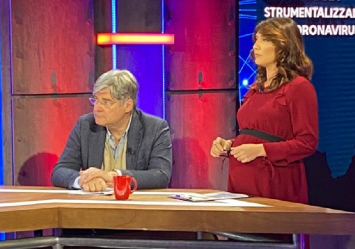 Politici invitati sul coronavirus, Petrini contro Del Debbio per la presenza della Meloni