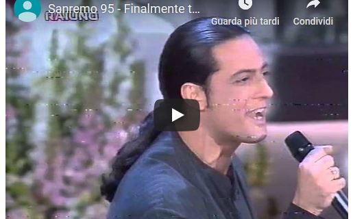Quando Fiorello partecipò al Festival di Sanremo 1995 con “Finalmente tu” (video)