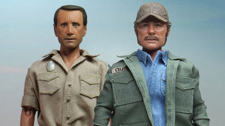 Lo squalo: nuove action figures NECA di Quint e Brody