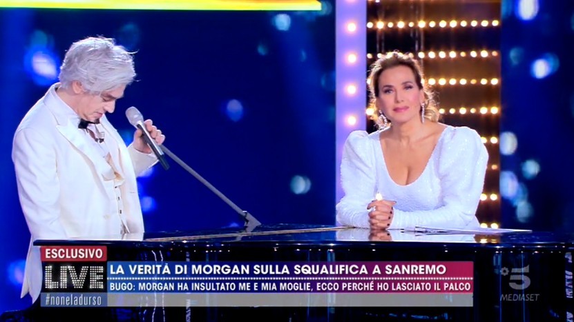 Morgan: “Ho creato Bugo, l’ho portato a Sanremo e l’ho fatto esistere” (video)