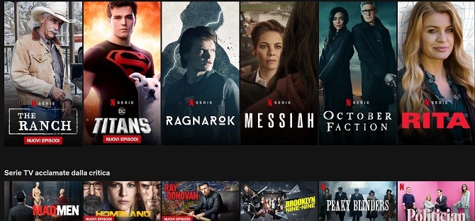 Ora Netflix permette di disabilitare la riproduzione automatica delle anteprime