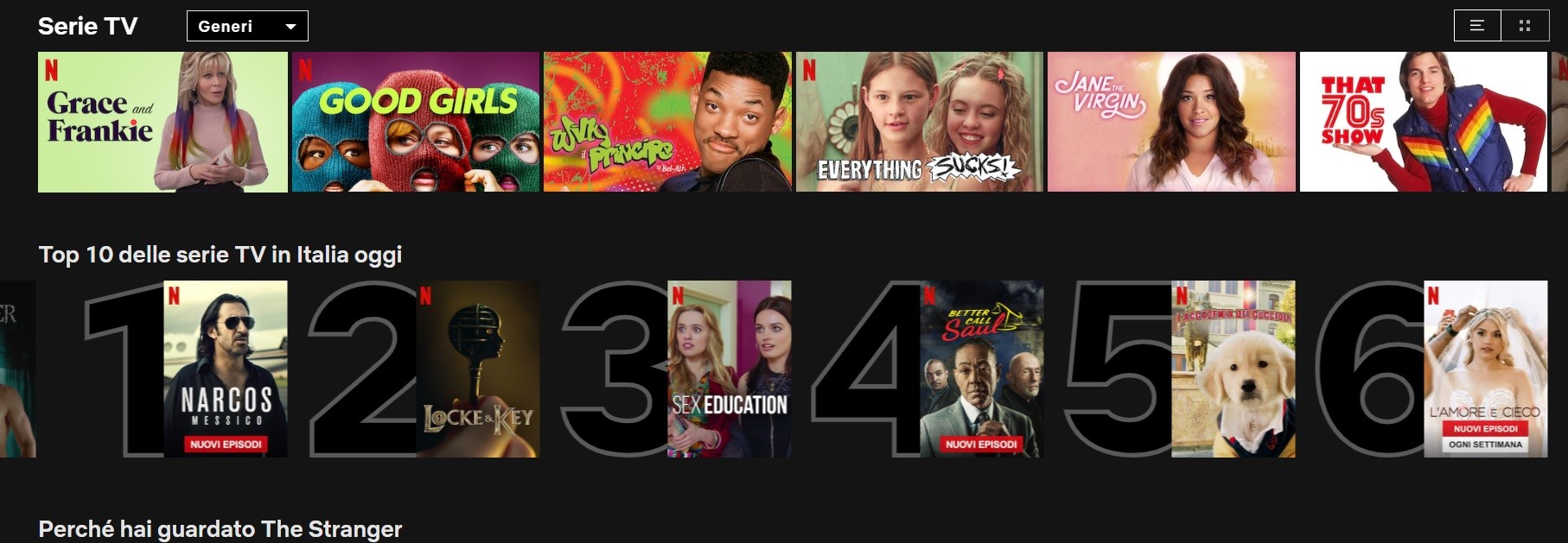 Netflix lancia la Top Ten quotidiana per scoprire ogni giorno i film e le serie tv più viste in ogni paese