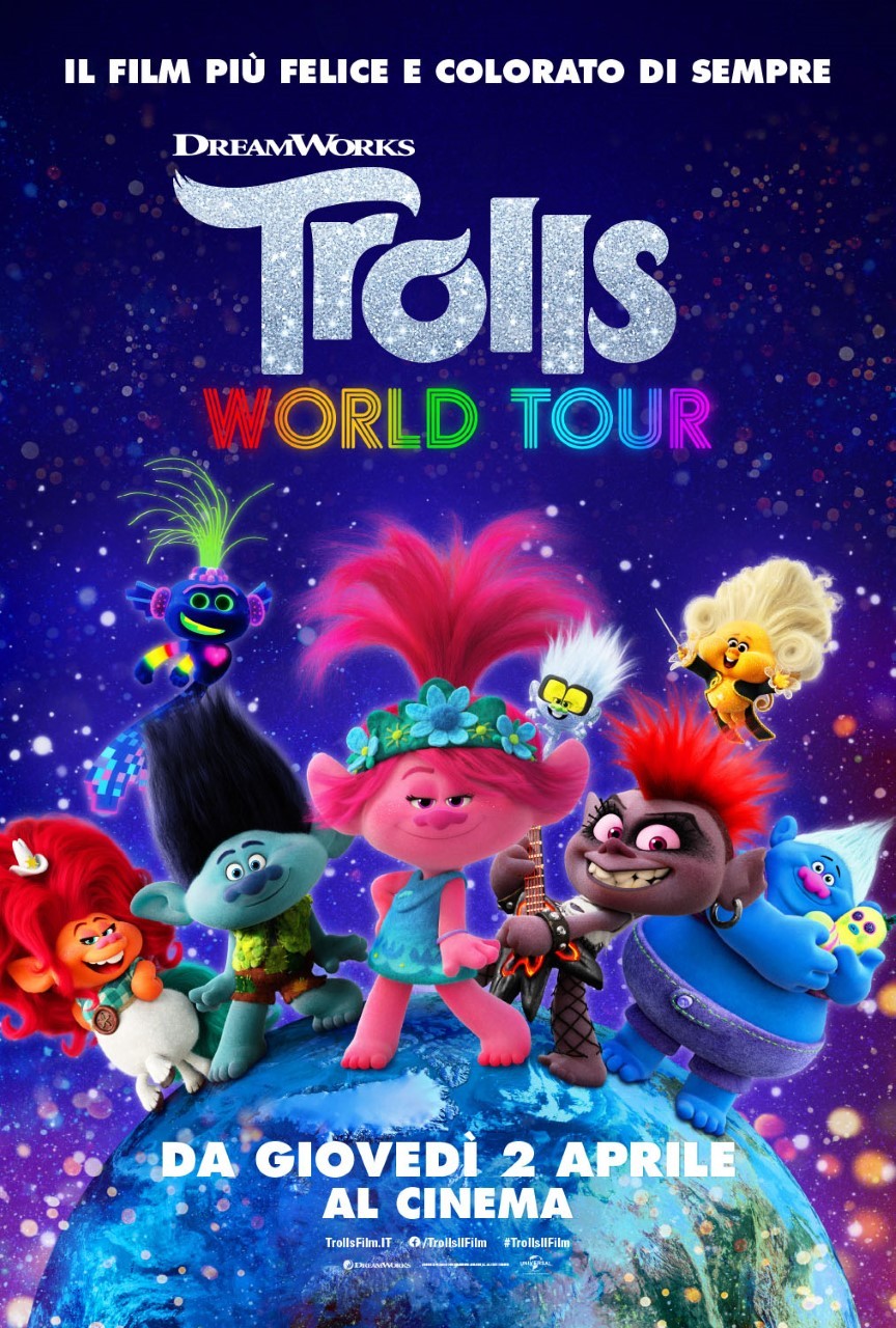 Trolls World Tour: locandine italiane ufficiali del sequel DreamWorks