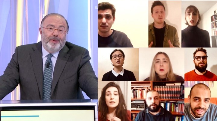 Coronavirus, Tv Talk: i “tele-analisti” intervengono da casa, in studio la redazione
