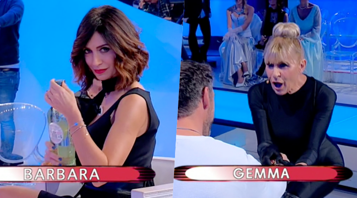 Uomini e donne, più che stracult: Gemma e Barbara come Eva Kant e Charlize Theron (video)